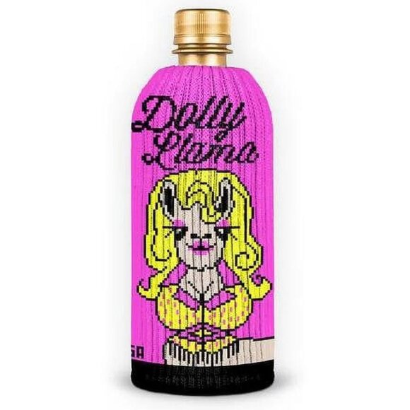 FREAKER Dolly Llama Dolly Parton Bottle / Can Koozie Insulator Sweater NWT - Picture 1 of 6